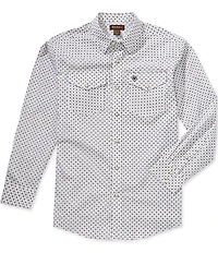 Ariat Fenn Classic Fit Printed Long Sleeve Woven Shirt