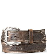 Ariat Floral Embossed Leather Belt