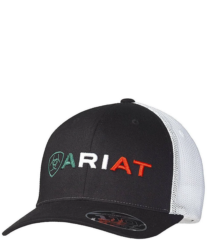 Ariat Mexico Embroidered Logo Mesh Back Hat