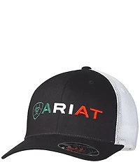 Ariat Mexico Embroidered Logo Mesh Back Hat
