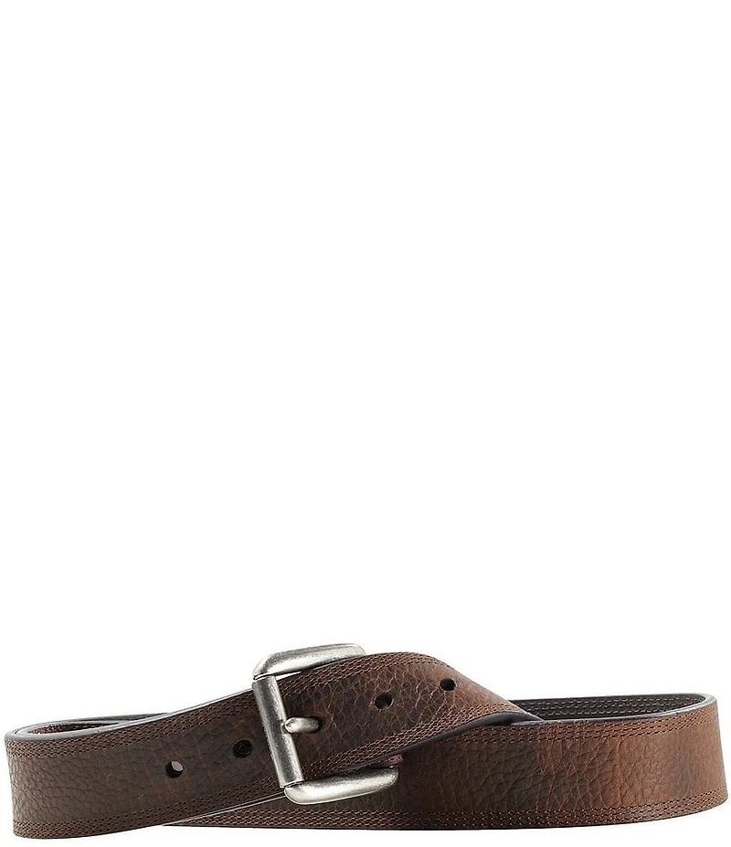 Ariat Tonal Triple Stitch Leather Belt