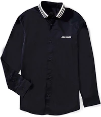 Armani Exchange 1991 Logo Long Sleeve Woven Shirt