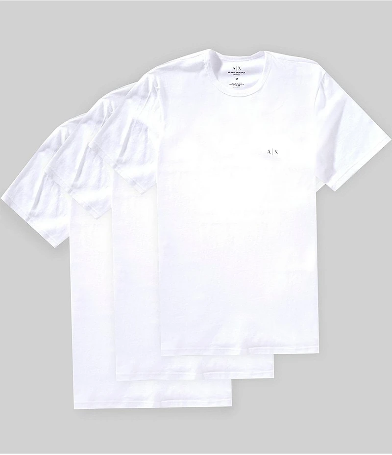 Armani Exchange AX Crew Neck Undershirts 3-Pack