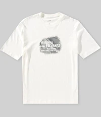 Armani Exchange Blurry Logo Short Sleeve T-Shirt