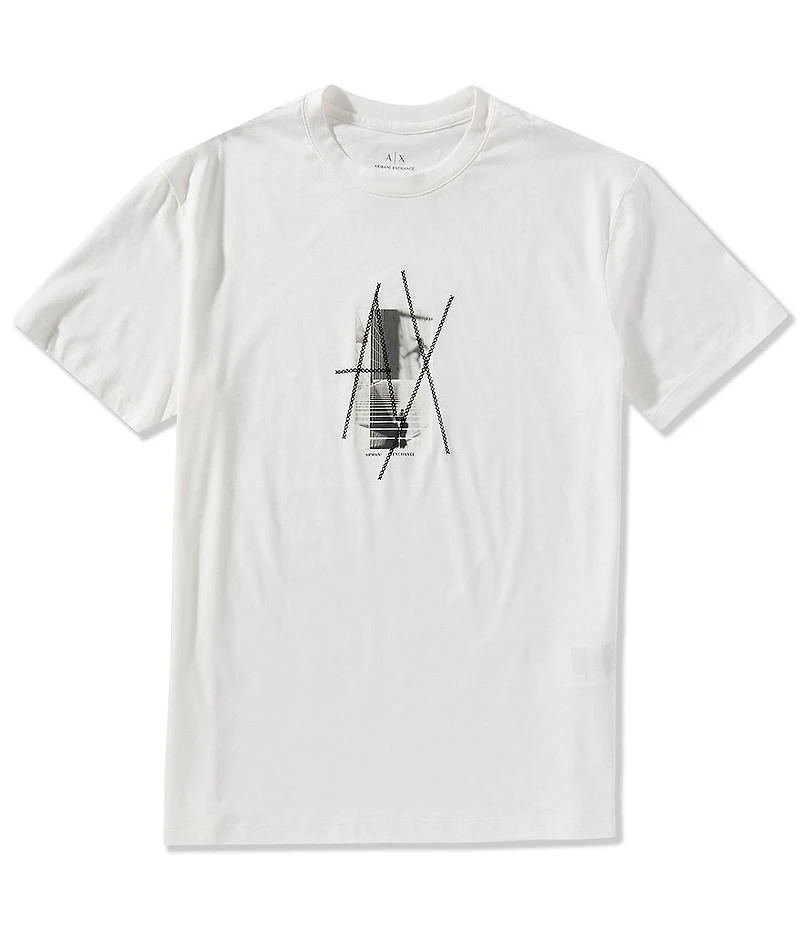 Armani Exchange Center AX Graphic Short Sleeve T-Shirt