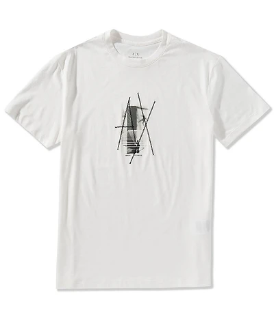 Armani Exchange Center AX Graphic Short Sleeve T-Shirt
