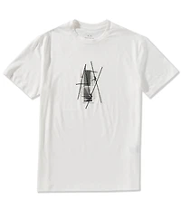 Armani Exchange Center AX Graphic Short Sleeve T-Shirt
