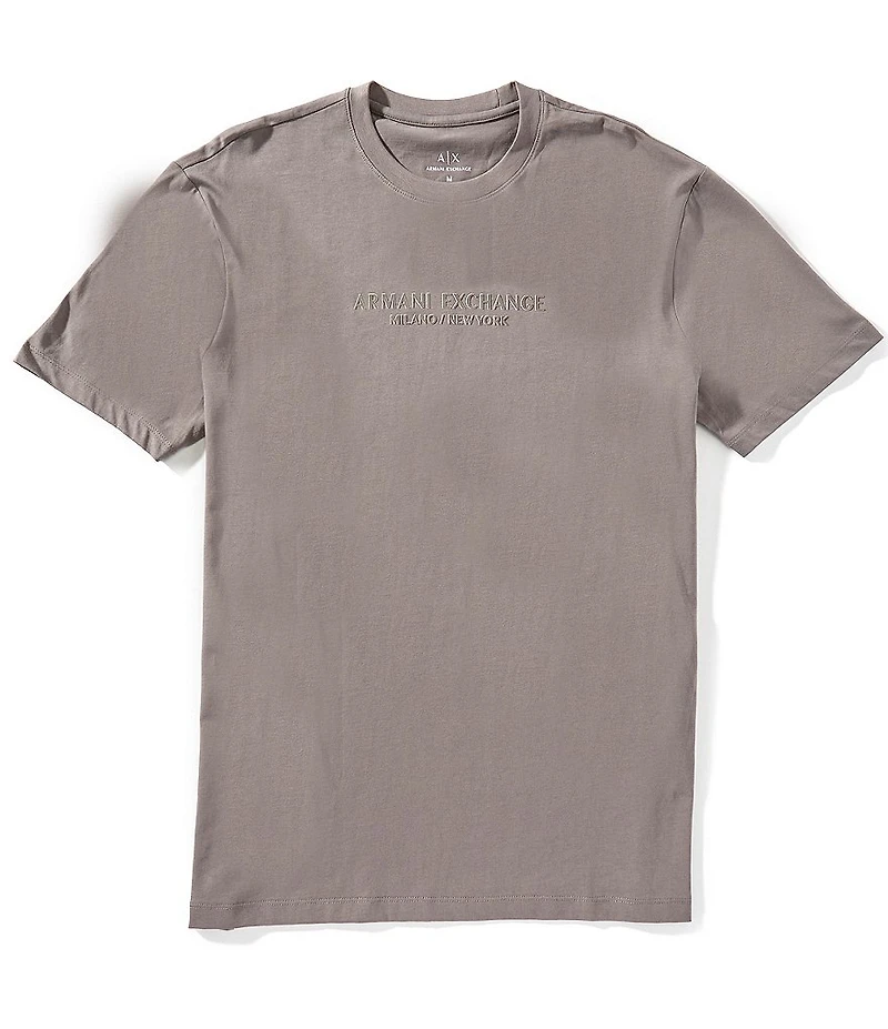 Armani Exchange Center Chest Logo Short Sleeve T-Shirt