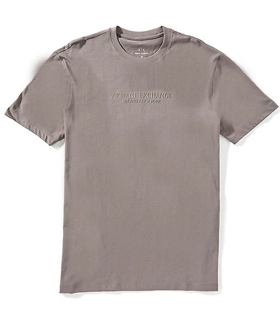 Armani Exchange Center Chest Logo Short Sleeve T-Shirt