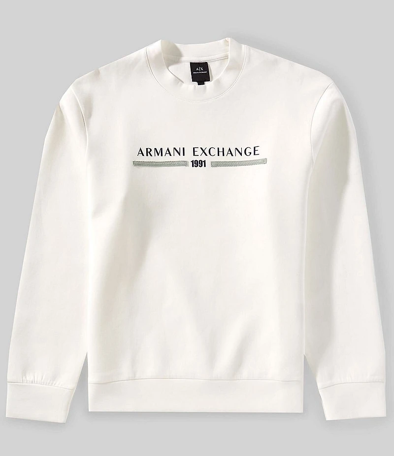 Armani Exchange Center Chest Wordmark Sweatshirt