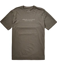 Armani Exchange Center Logo Short Sleeve T-Shirt