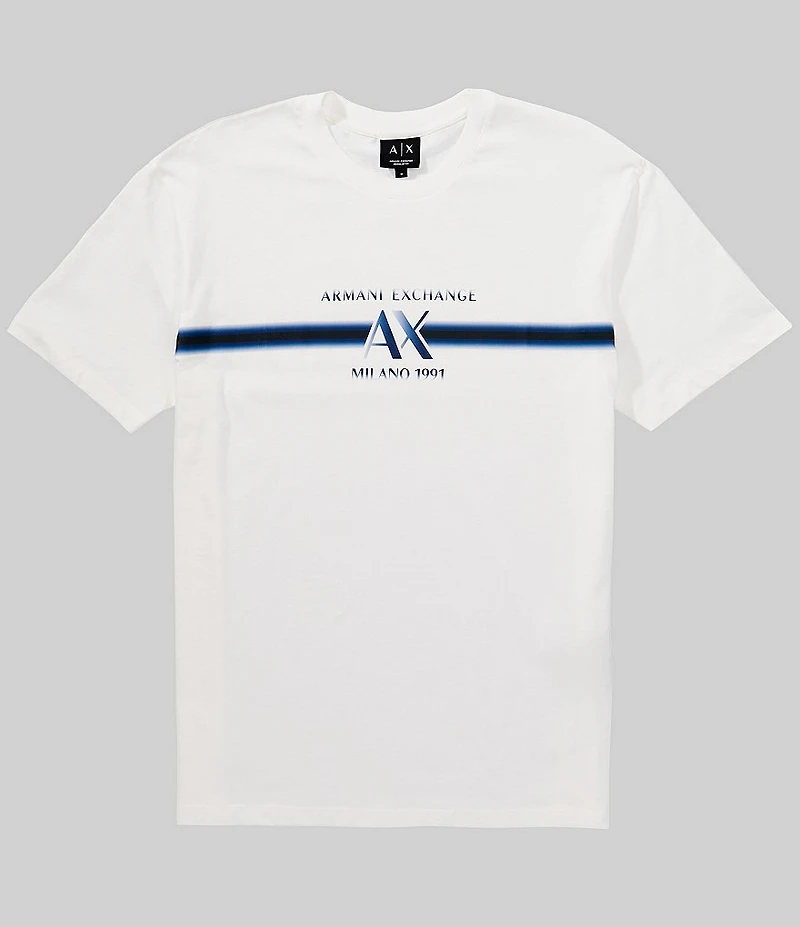 Armani Exchange Chest Stripe Short Sleeve T-Shirt