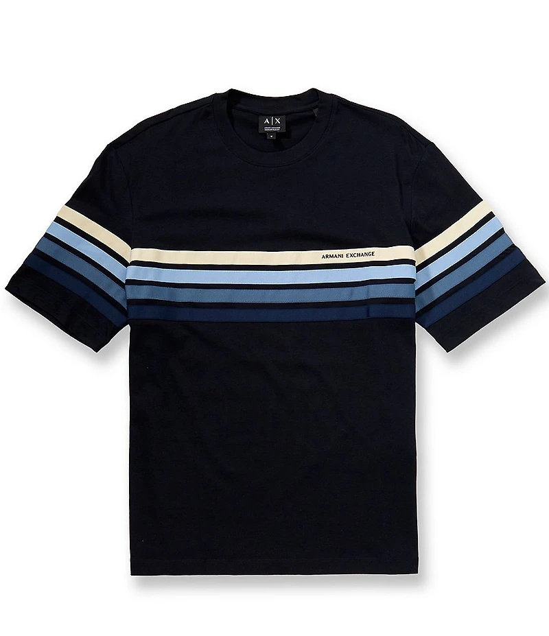 Armani Exchange Chest Stripe Short Sleeve T-Shirt