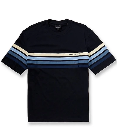 Armani Exchange Chest Stripe Short Sleeve T-Shirt