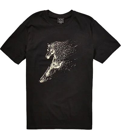 Armani Exchange Chinese New Year Mercerized Graphic Short Sleeve T-Shirt