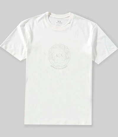 Armani Exchange Circular Logo Short Sleeve T-Shirt
