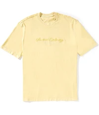 Armani Exchange Cursive Chest Logo Short Sleeve T-Shirt