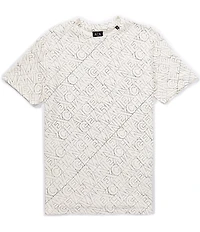 Armani Exchange Diagonal Logo Short Sleeve T-Shirt