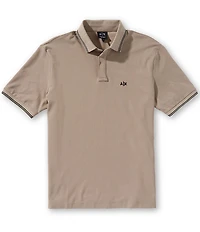 Armani Exchange Double Tipped Short Sleeve Polo Shirt
