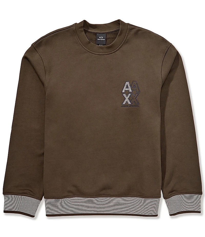 Armani Exchange Embroidered AX Logo Sweatshirt