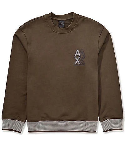 Armani Exchange Embroidered AX Logo Sweatshirt
