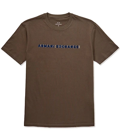Armani Exchange Front Logo Short Sleeve T-Shirt