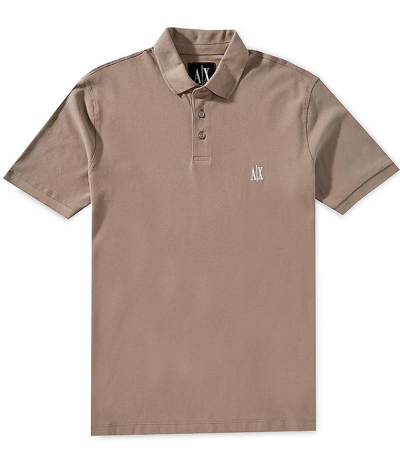 Armani Exchange Icon Logo Short Sleeve Polo Shirt