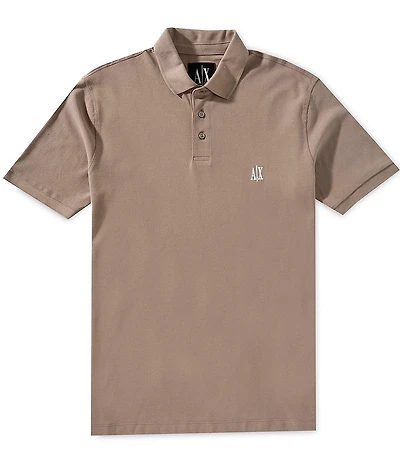 Armani Exchange Icon Logo Short Sleeve Polo Shirt