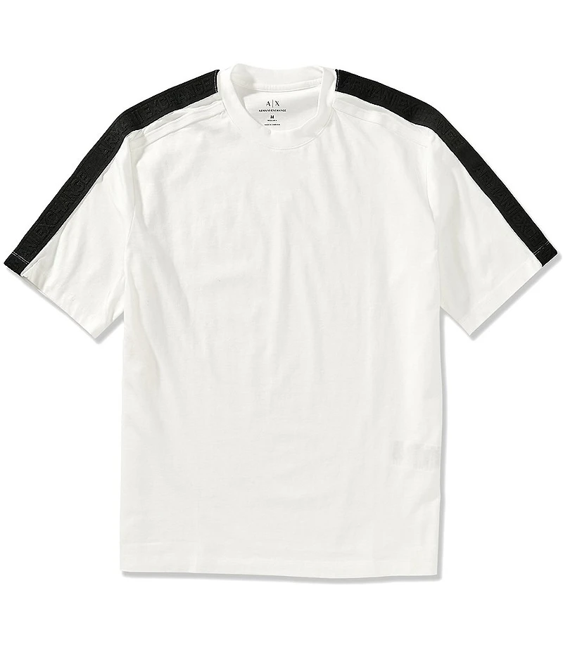 Armani Exchange Logo Tape Short Sleeve T-Shirt