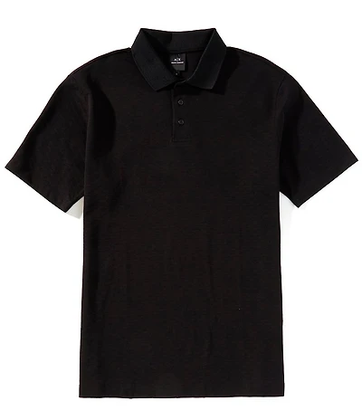 Armani Exchange Solid Short Sleeve Polo Shirt