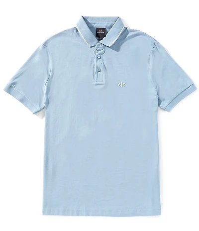 Armani Exchange Milano/New York Stretch Short Sleeve Polo Shirt