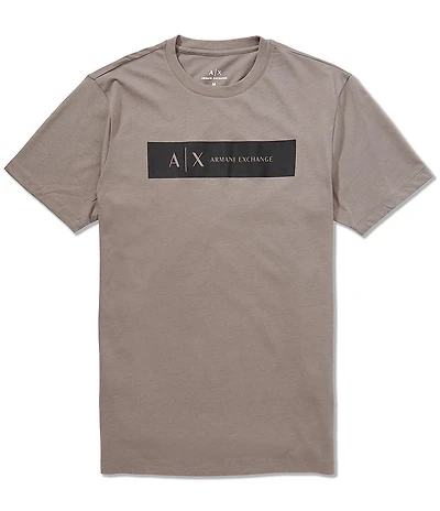 Armani Exchange Milano/NY Center Chest Logo Short Sleeve T-Shirt