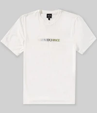 Armani Exchange Ombre Logo Short Sleeve T-Shirt