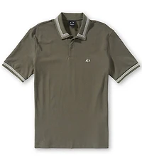 Armani Exchange Pique Short Sleeve Polo Shirt