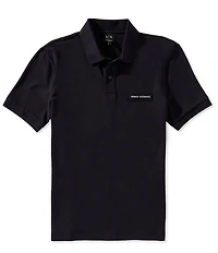 Armani Exchange Pique Short Sleeve Polo Shirt