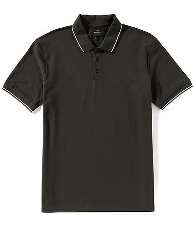 Armani Exchange Pique Short Sleeve Polo Shirt