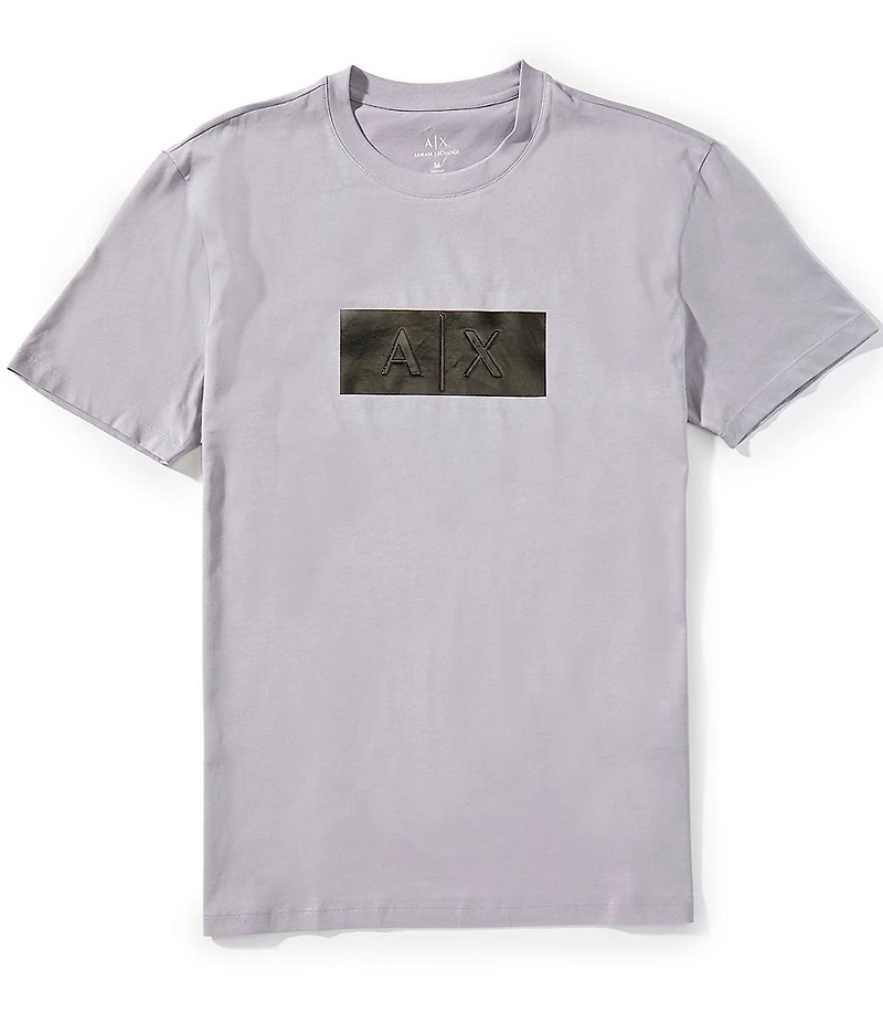 Armani Exchange PU Bar Logo Short Sleeve T-Shirt