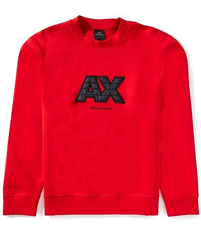 Armani Exchange Quilted Logo Sweatshirt