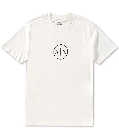 Armani Exchange Short Sleeve Circle AX T-Shirt