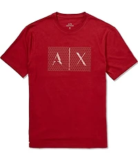 Armani Exchange Slim Fit Box Logo Short Sleeve T-Shirt