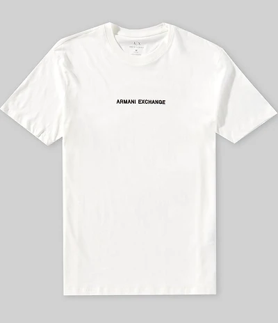 Armani Exchange Small Center Brand Logo Short Sleeve T-Shirt