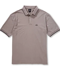 Armani Exchange Small Chest Logo Short Sleeve Polo Shirt