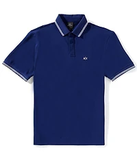 Armani Exchange Small Chest Logo Short Sleeve Polo Shirt