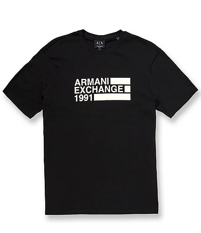 Armani Exchange Stripe Box Short Sleeve T-Shirt