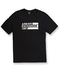 Armani Exchange Stripe Box Short Sleeve T-Shirt