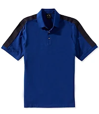 Armani Exchange Taping Pique Short Sleeve Polo Shirt