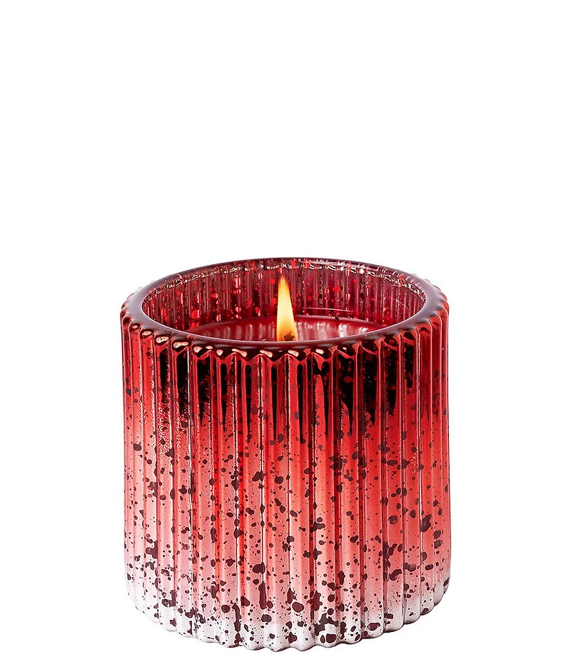 Aromatique The Smell of Christmas Ribbed Glass Candle