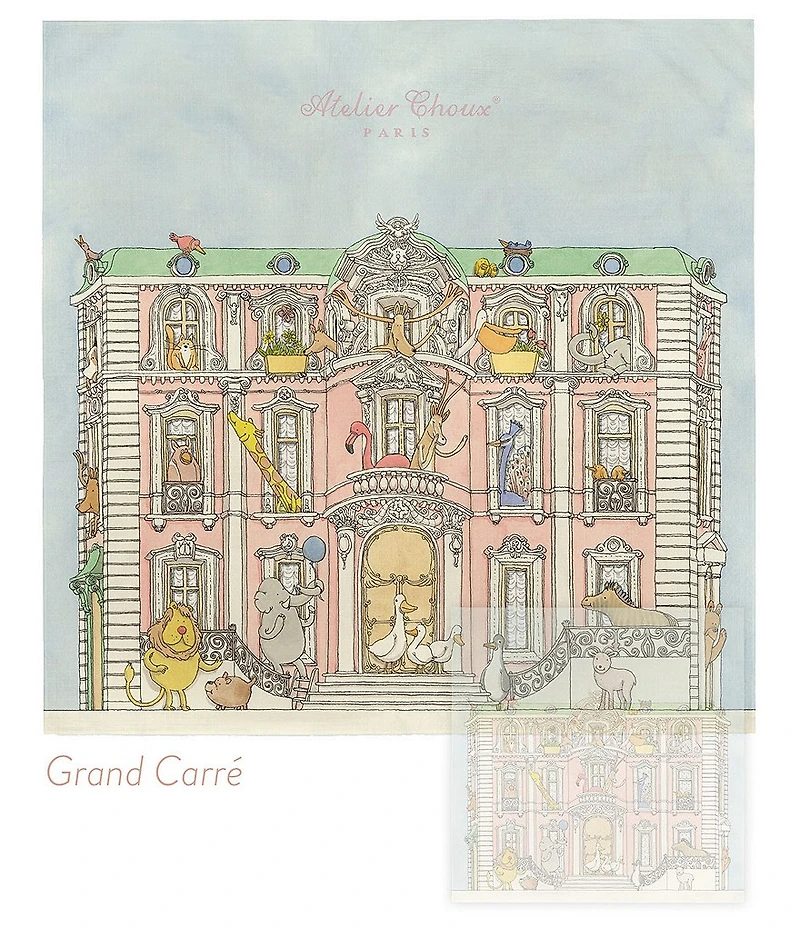Atelier Choux Paris Monceau Mansion Grand Carre Blanket