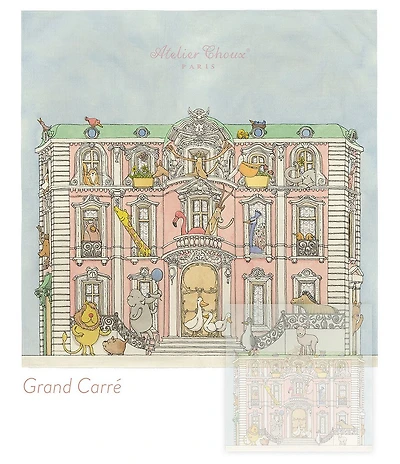 Atelier Choux Paris Monceau Mansion Grand Carre Blanket