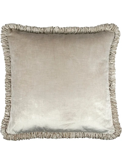 Austin Horn Classics Brighton Velvet Ruched Euro Sham